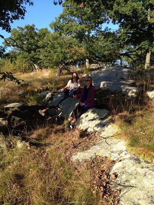 Meditating at Sunrise Rock