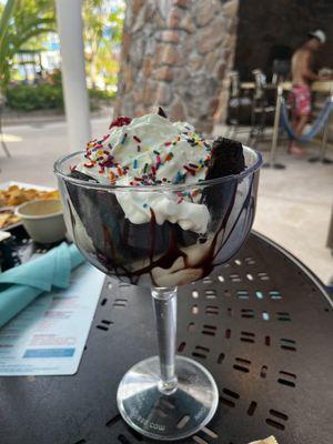 Giant Brownie Sundae