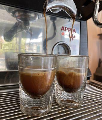 Busy days call for shots of espresso!