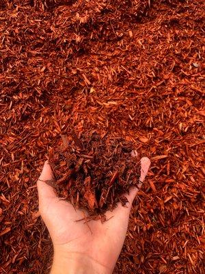 Our Dyed Red Mulch