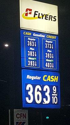 Found gas cheaper in price then some other surrounding areas