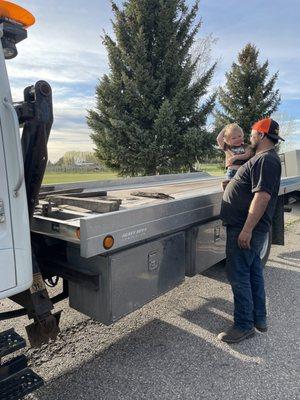 Tow truck tour.