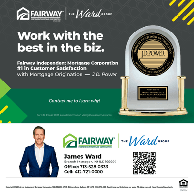 Fairway Mortgage humbly awarded #1 in Customer Satisfaction by J.D. Power