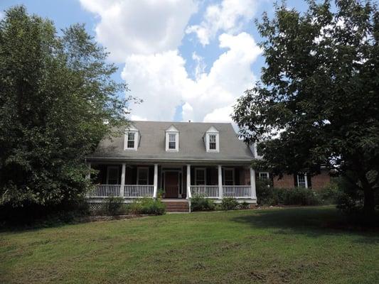 1408 Barnside Lane in Chapel Ridge Subdivision in Apex.  Two-stall barn and small pasture on three acres.