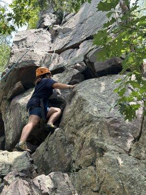 Rock climbing