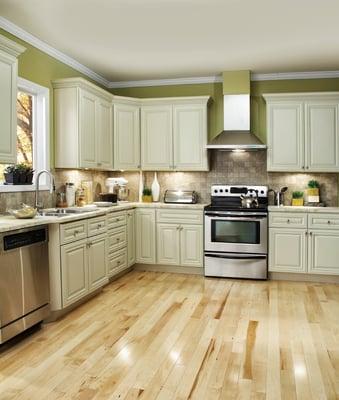 B. Jorgesen & Co. Victoria Ivory Kitchen Cabinets