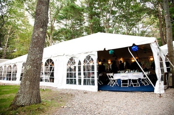 Reception Tent. Photo from Leah LaRiccia Photography.