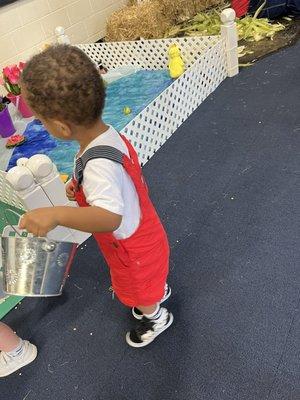 Farm day for preschool.