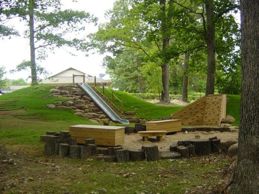 Walnut Farm Montessori School is the first school in Arkansas to offer a natural playscape for the children.