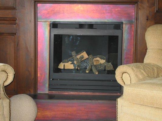 Custom Fireplace Fascia