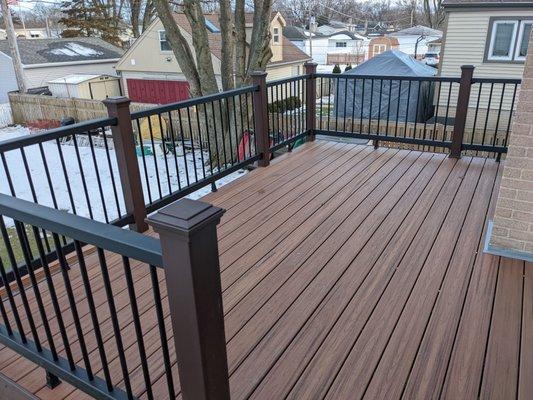 Backyard deck