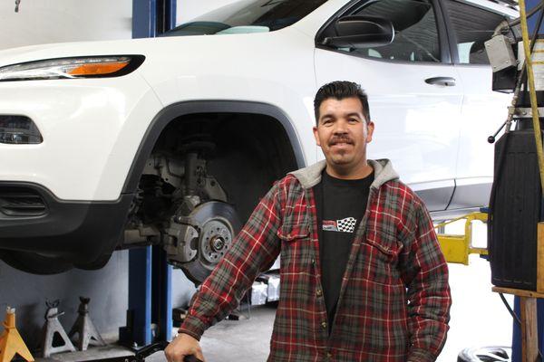 Your vehicle will be in good hands with Mechanic Alonso, who has 15+yrs of experience with all makes and models