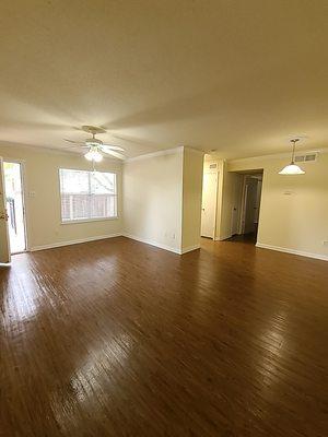 Inviting Living and dinning room space.