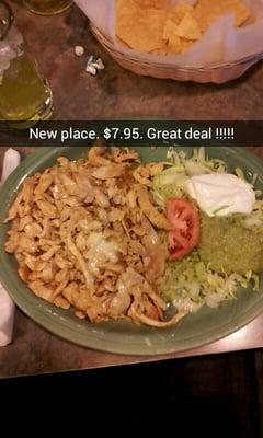 Difference photo: NOT Puerto Vallarta.  @ Los Potrillos, Charlston Illinois. $ 7.95