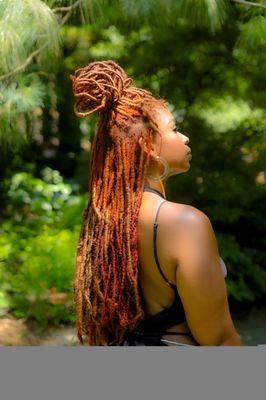 Temporary extension locs