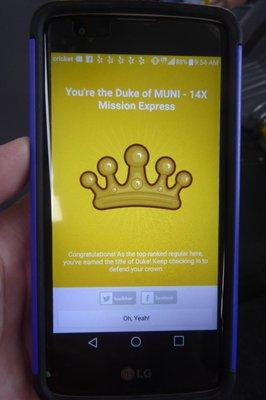 YAYYYYYYYYYYY I BECAME THE DUKE OF THE MUNI 14X MISSION EXPRESS!!!