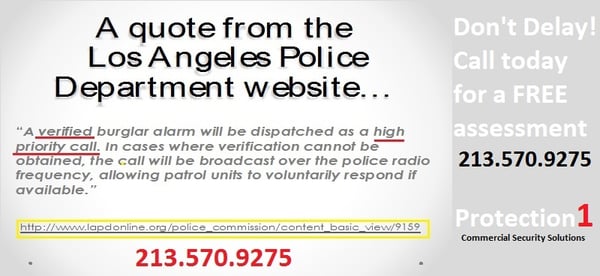 LAPD Burglary Alarm Facts