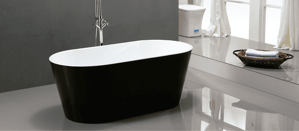 OVAL BATHTUB MODEL Black