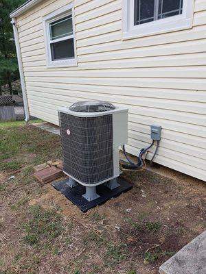 New Heat Pump Installed 10/3/18