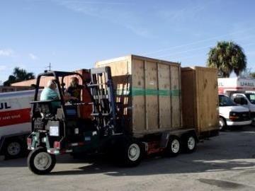 We are familiar with U-Boxes; our vehicle is able to to haul it to your location!