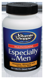 Vitamin Shoppe's Especially for Men vitamins