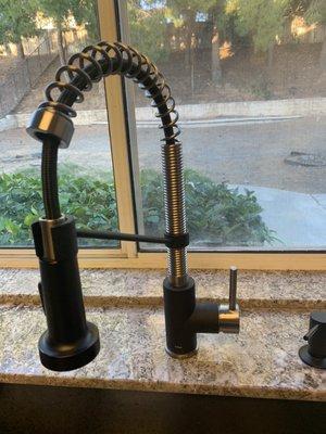 Faucet installation