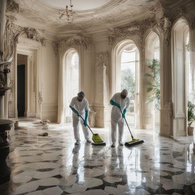 Leave the dusting, 
vacuuming, and mopping to us!