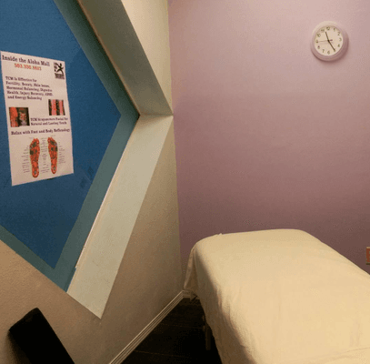 One of the treatment rooms