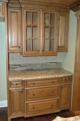 Custom Cabinets and Stain