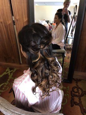 Wedding updo