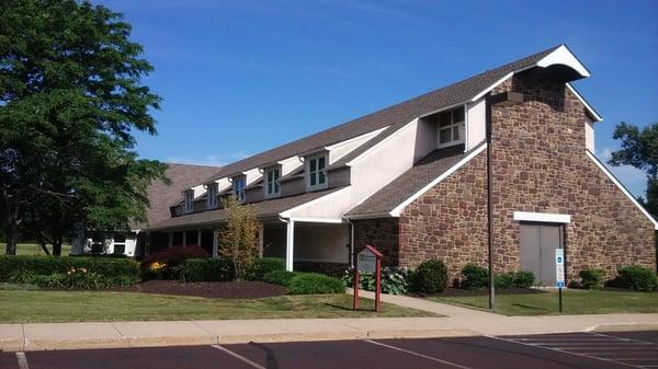 The third building from Yoder Road on our 12 acre campus houses the museum, library, archives, and exhibits.  Right off of route 113.