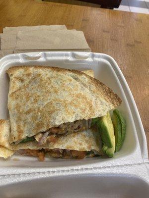 Beef quesadilla