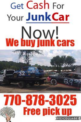 Free pick up of your junk car same day removal