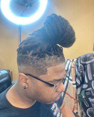 Drop fade undercut