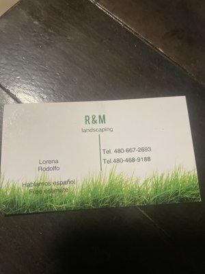 R & M Landscaping