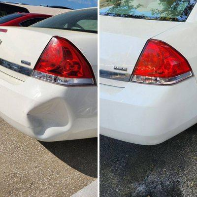 Bumper Dent Repair by Auto Repair King.
2007 Chevy Impala