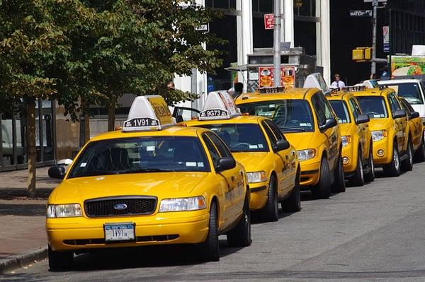 Disneyland's Taxi stand