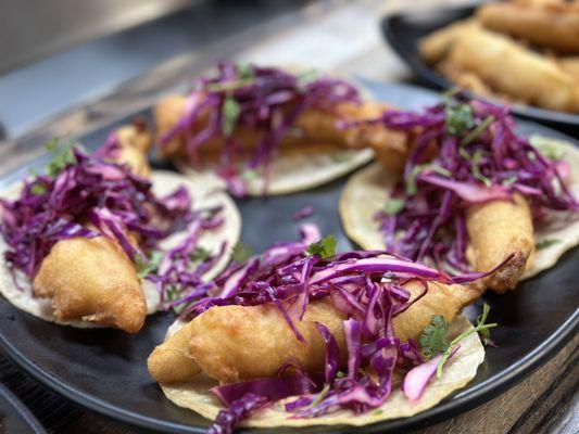 Fish tacos! Amazing!