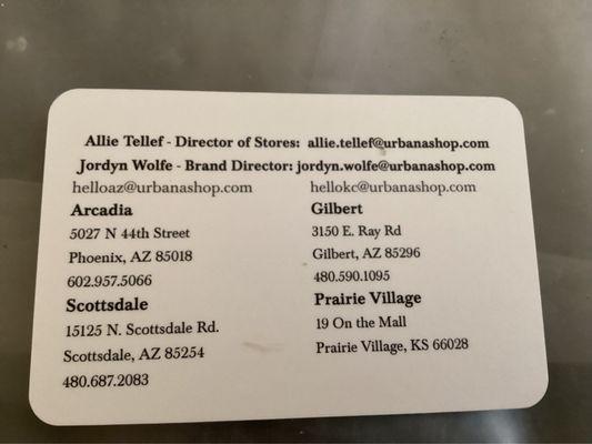 Business card