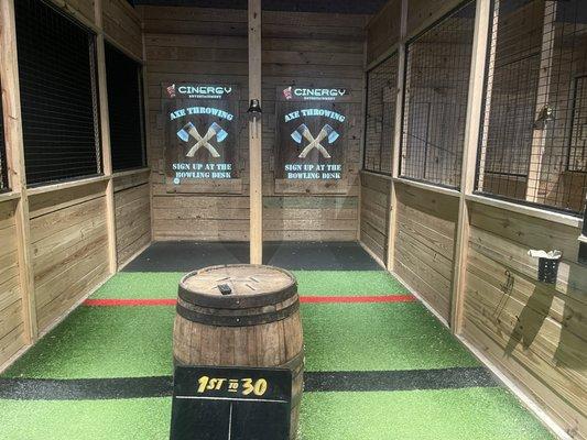 Axe throwing