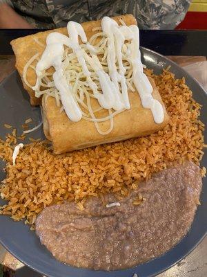 Fried burritos