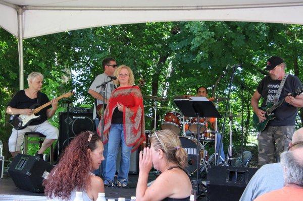 The band, "Wildwood Drive". July 4th weekend.