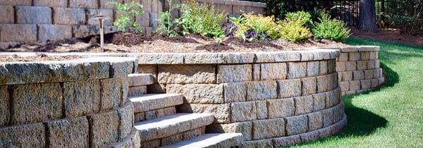 Hardscaping - walls, steps, walkways, & more!