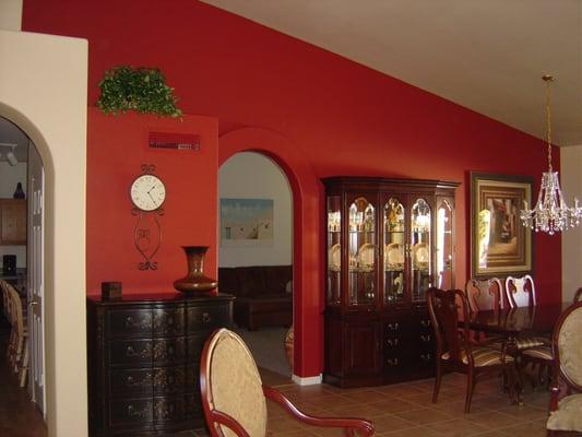 the perfect undertone of Red for this beautiful home.