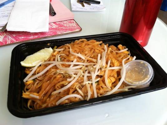 $10: big box of Chicken Pad Thai