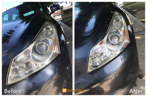 Headlights restoration