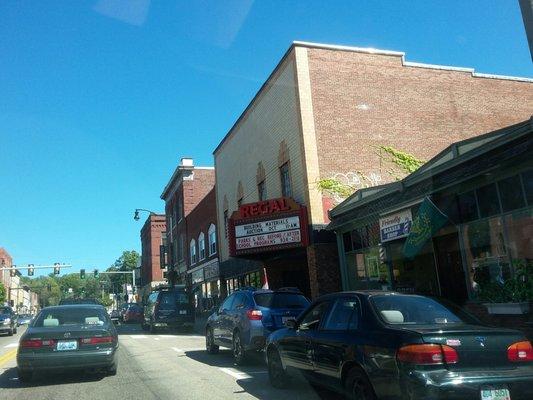 Next to the Regal Theater