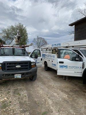 Disinfecting our trucks inside and out during this Covid-19 period.  We want our employees and customers to be safe and well.