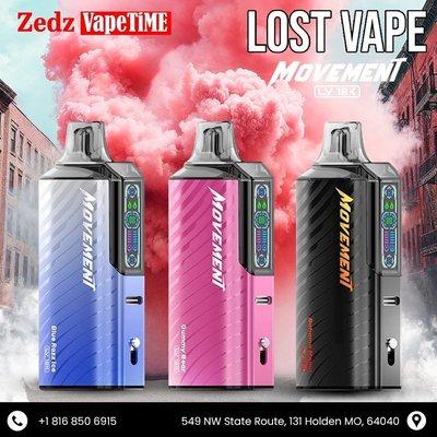 "Experience endless flavor with Lost Vape Movement LV18k puffs at Zedz Vapetime Holden!