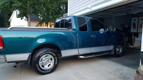 Once very oxidized and dull. This truck is now shining bright! The owner was blown away at the results!!